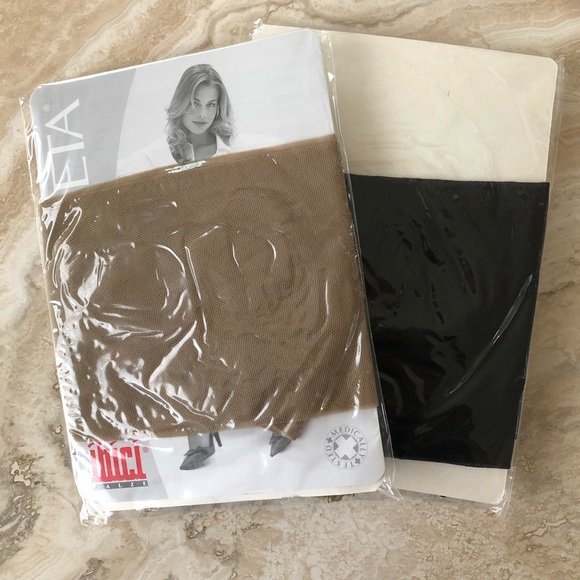 NEW 2pr Segreta Italian Stay-Up Hosiery - Picture 7 of 9